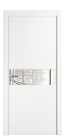 Дверь межкомнатная Ветро 11 Цвет Вайт Покрытие ПВХ SOFT (ПЭТ) Наличник L 75 Цена 34100