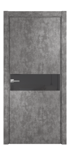 Дверь межкомнатная Ветро 11 Цвет Айс какао Покрытие ПВХ ФАКТУРНЫЕ Наличник L 75 Цена 34100