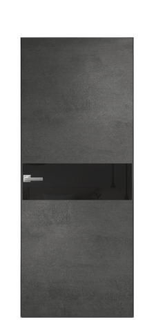 Дверь межкомнатная Ветро 11 Цвет Камень темный Покрытие ПВХ ФАКТУРНЫЕ Наличник Скрытый короб хром Цена 41000