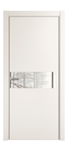 Дверь межкомнатная Ветро 11 Цвет Молочный Покрытие Эмаль  Наличник L 75 Цена 45575