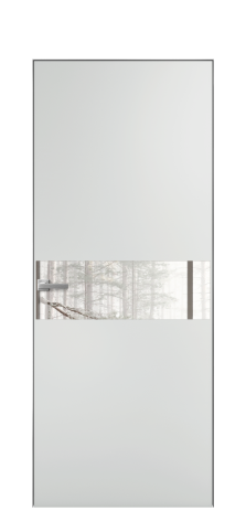 Дверь межкомнатная Ветро 11 Цвет Облачный Покрытие Эмаль  Наличник Скрытый короб хром Цена 45550