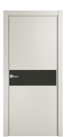 Дверь межкомнатная Ветро 11 Цвет Дымчатый Покрытие Эмаль  Наличник L 75 Цена 45575