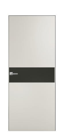 Дверь межкомнатная Ветро 11 Цвет Дымчатый Покрытие Эмаль  Наличник Скрытый короб хром Цена 45550