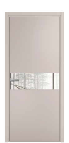 Дверь межкомнатная Vetro 11 Цвет Пудра Покрытие Эмаль  Наличник L 50 Цена 45575