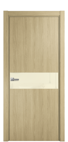 Дверь межкомнатная Vetro 11 Цвет Maderaira oak amber Покрытие ПВХ WOOD NATURAL Наличник L 75 Цена 34100