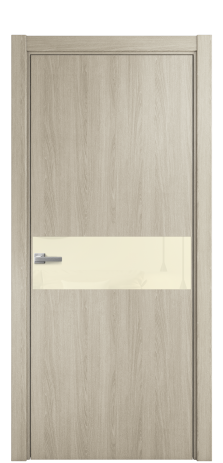 Дверь межкомнатная Vetro 11 Цвет Maderaira oak sand Покрытие ПВХ WOOD NATURAL Наличник L 75 Цена 34100