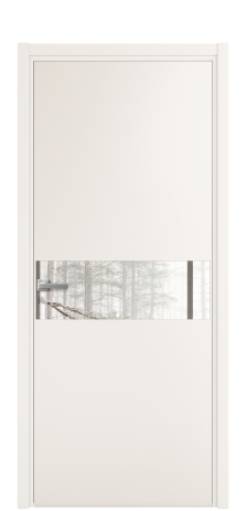 Дверь межкомнатная Vetro 11 Цвет Молочный Покрытие Эмаль  Наличник L 50 Цена 45575
