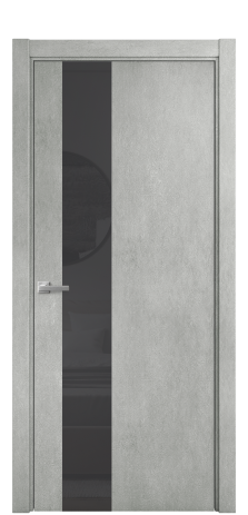 Дверь межкомнатная Ветро 14 Цвет Бетон серый Покрытие ПВХ ФАКТУРНЫЕ Наличник L 75 Цена 34100