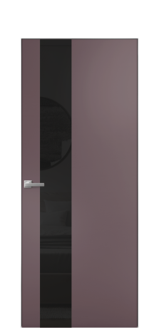 Дверь межкомнатная Ветро 14 Цвет Лиловый Покрытие Эмаль  Наличник Скрытый короб хром Цена 47048