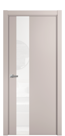 Дверь межкомнатная Ветро 14 Цвет Пудра Покрытие Эмаль  Наличник L 75 Цена 45575