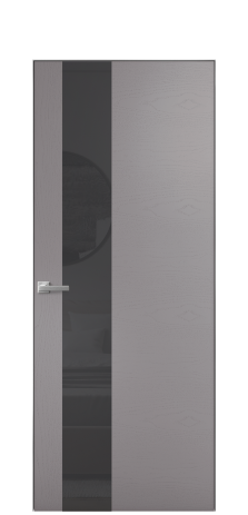 Дверь межкомнатная Ветро 14 Цвет Ясень Ирис Покрытие Шпон крашеный  Наличник Скрытый короб хром Цена 47850