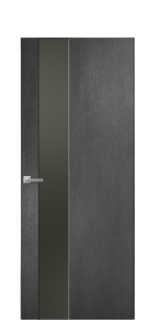 Дверь межкомнатная Ветро 14 Цвет Камень темный Покрытие ПВХ ФАКТУРНЫЕ Наличник Скрытый короб хром Цена 41000