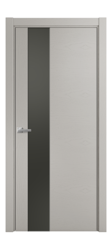 Дверь межкомнатная Ветро 14 Цвет Ясень Серый Шелк Покрытие Шпон крашеный  Наличник L 75 Цена 48775