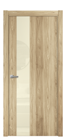 Дверь межкомнатная Vetro 14 Цвет Орех светлый Покрытие ПВХ ПОД ДЕРЕВО Наличник L 75 Цена 34100