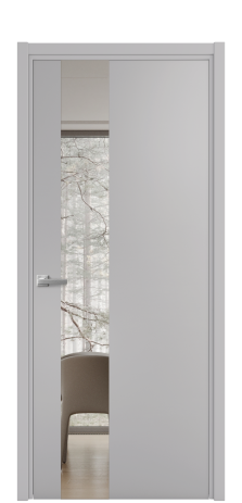 Дверь межкомнатная Vetro 14 Цвет Галечный Покрытие Эмаль  Наличник L 50 Цена 47073