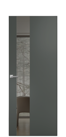 Дверь межкомнатная Vetro 14 Цвет Пихтовый Покрытие Эмаль  Наличник Скрытый короб хром Цена 47548