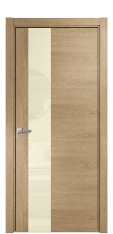 Дверь межкомнатная Vetro 14 Цвет Дуб Светлый Покрытие Шпон натуральный  Наличник L 75 Цена 51650