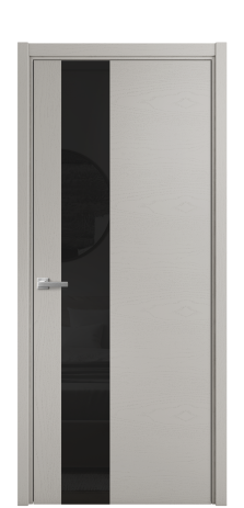 Дверь межкомнатная Vetro 14 Цвет Ясень Серый Шелк Покрытие Шпон крашеный  Наличник L 50 Цена 48775