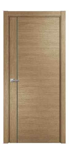 Дверь межкомнатная Ветро 17 Цвет Дуб Янтарь Покрытие Шпон масло  Наличник L 75 Цена 53675