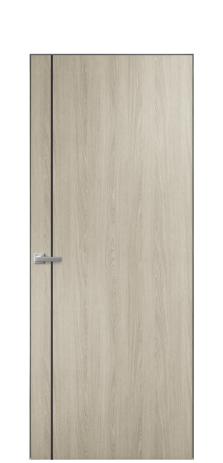 Дверь межкомнатная Слот 10-011 Цвет Мадейра песок Покрытие ПВХ ПОД ДЕРЕВО Наличник Скрытый короб хром Цена 38100