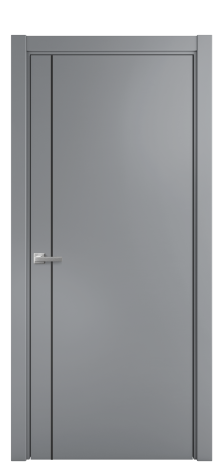 Дверь межкомнатная Слот 10-011 Цвет Гриджио Покрытие Эмаль  Наличник L 75 Цена 42558