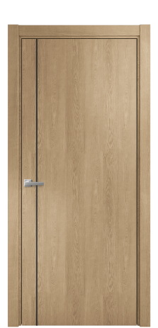 Дверь межкомнатная Slot 10-011 Цвет Дуб Светлый Покрытие Шпон натуральный  Наличник L 75 Цена 47350