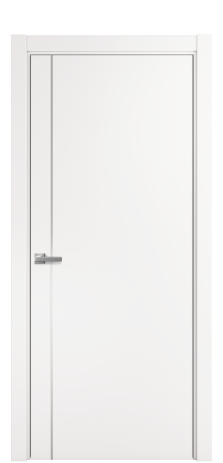 Дверь межкомнатная Slot 10-011 Цвет Вайт Покрытие ПВХ SOFT (ПЭТ) Наличник L 75 Цена 31200