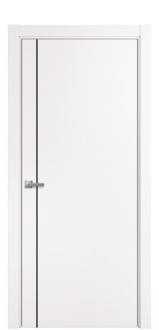 Дверь межкомнатная Slot 10-011 Цвет Вайт Покрытие ПВХ SOFT (ПЭТ) Наличник L 75 Цена 31200