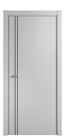 Дверь межкомнатная Слот 10-012 Цвет Телегрей Покрытие Эмаль  Наличник L 75 Цена 41525
