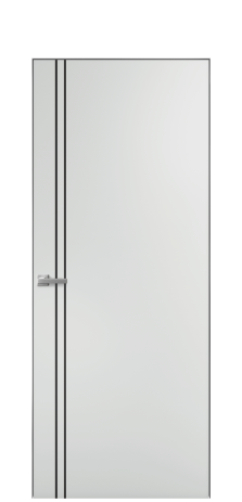 Дверь межкомнатная Слот 10-012 Цвет Облачный Покрытие Эмаль  Наличник Скрытый короб хром Цена 41500