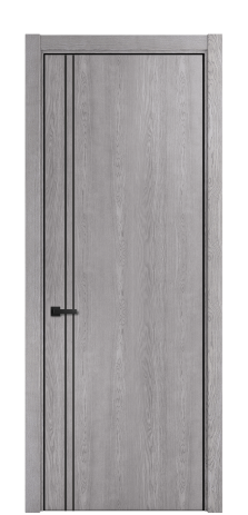 Дверь межкомнатная Слот 10-012 Цвет Дуб Кварц Покрытие ШПОН Шпон натуральный Наличник L 75 Цена 47350