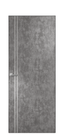 Дверь межкомнатная Slot 10-012 Цвет Айс какао Покрытие ПВХ ФАКТУРНЫЕ Наличник Скрытый короб хром Цена 38100