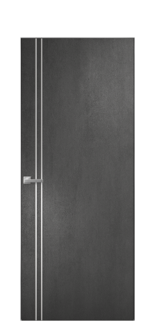 Дверь межкомнатная Slot 10-012 Цвет Камень темный Покрытие ПВХ ФАКТУРНЫЕ Наличник Скрытый короб хром Цена 38100