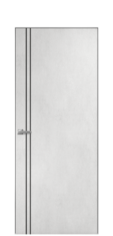 Дверь межкомнатная Slot 10-012 Цвет Бетон известковый Покрытие ПВХ ORIGINAL Наличник Скрытый короб хром Цена 38100