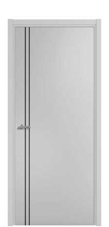 Дверь межкомнатная Slot 10-012 Цвет Телегрей Покрытие Эмаль  Наличник L 50 Цена 41525
