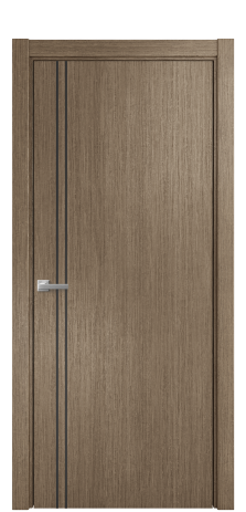Дверь межкомнатная Slot 10-012 Цвет Дуб Кофе Покрытие Шпон масло  Наличник L 75 Цена 49975