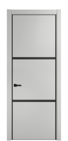 Дверь межкомнатная Слот 41-002 Цвет Телегрей Покрытие ЭМАЛИ Эмаль Наличник L 75 Цена 51533