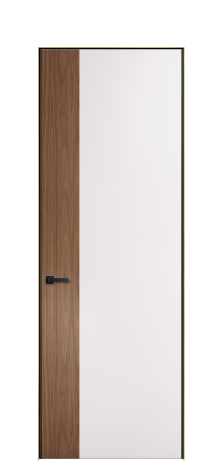Дверь межкомнатная Дуэт 19 Цвет Крем Покрытие ЭМАЛИ Эмаль Наличник Скрытый короб золото Цена 55213