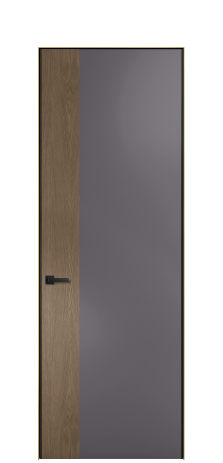 Дверь межкомнатная Дуэт 19 Цвет Фиолетовый Покрытие ЭМАЛИ Эмаль Наличник Скрытый короб золото Цена 56877