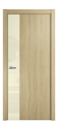 Дверь межкомнатная Vetro 19 Цвет Maderaira oak amber Покрытие ПВХ WOOD NATURAL Наличник L 75 Цена 38400