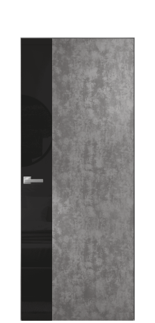 Дверь межкомнатная Vetro 19 Цвет Ice cacao Покрытие ПВХ ORIGINAL Наличник Скрытый короб хром Цена 45300