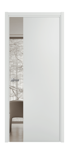 Дверь межкомнатная Vetro 19 Цвет Облачный Покрытие Эмаль  Наличник L 50 Цена 50625