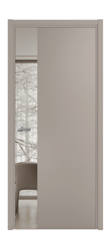 Дверь межкомнатная Vetro 19 Цвет Какао Покрытие Эмаль  Наличник L 50 Цена 50625