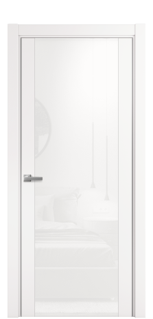 Дверь межкомнатная Ветро 21 Цвет Вайт Покрытие ПВХ SOFT (ПЭТ) Наличник L 75 Цена 58700