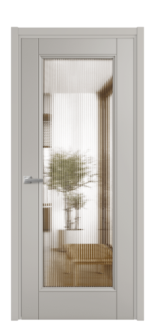 Дверь межкомнатная Savona Цвет Серый Шелк Покрытие Эмаль  Наличник L 50 Цена 59975