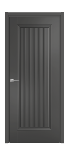 Дверь межкомнатная Savona Цвет Антрацит Покрытие Эмаль  Наличник L 50 Цена 51168
