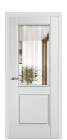 Дверь межкомнатная Савона 2 Цвет Облачный Покрытие Эмаль  Наличник L 50 Цена 59975