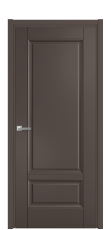 Дверь межкомнатная Sienna 2B Цвет Коричневый Покрытие Эмаль  Наличник L 50 Цена 57468