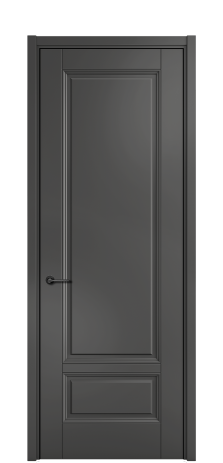 Дверь межкомнатная Сиена 2B Цвет Антрацит Покрытие ЭМАЛИ Эмаль Наличник  L 50 Цена 56732