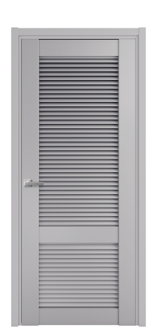 Дверь межкомнатная Жалюзи 2 Цвет Галечный Покрытие Эмаль  Наличник L 50 Цена 56418